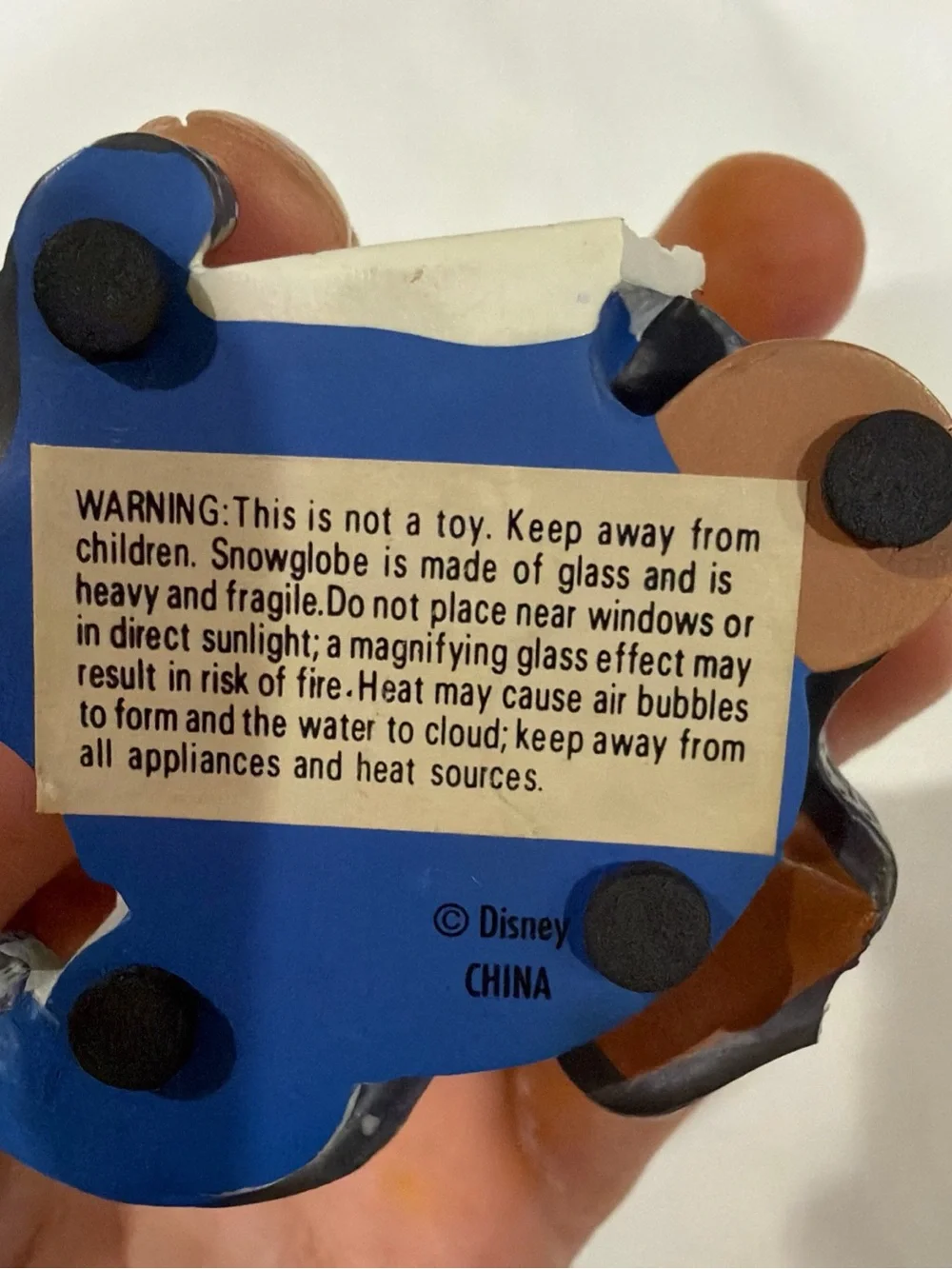 Disney collectible snow